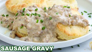 Homemade Sausage Gravy (20minute Recipe)