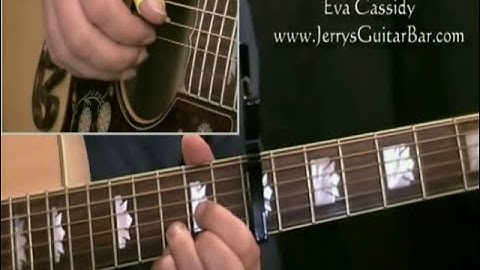 How To Play Eva Cassidy Fields of Gold (intro only)