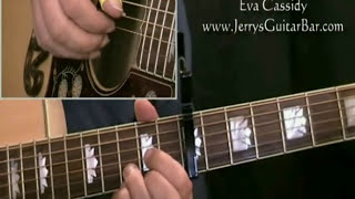 How To Play Eva Cassidy Fields of Gold (intro only) chords