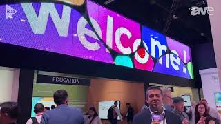 LG Business Solutions Features Transparent LED Film at InfoComm 2023