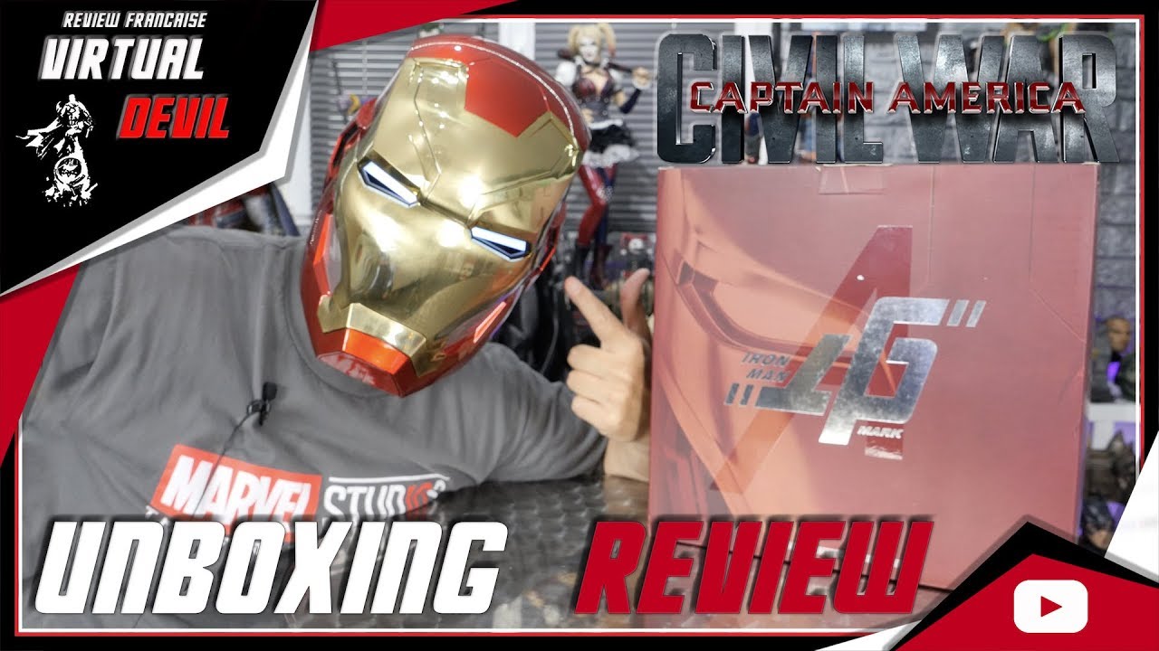 CE CASQUE D'IRON MAN EST JUSTE DINGUE !!!! UNBOXING & REVIEW !!! 