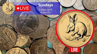 Coin Hunting LIVE: 10 Rolls of 50c & $1 Coins. 23 August 2026
