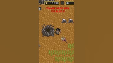 TibiaME HUNTING MANTICRAB DROP WPN 159 BLUE !!!