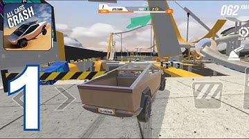 All Cars Crash - Gameplay walkthrough | Part 1 - Tutorial (iOS, Android)