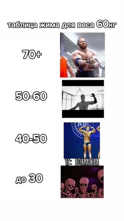ТАБЛИЦА ЖИМА ДЛЯ ВЕСА 60 КГ #gym #gymbro #жимлежа #БЕРСЕРК - YouTube