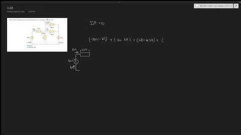 1-20 Find Vo and the power absorbed by each element in the circuit of Figure.