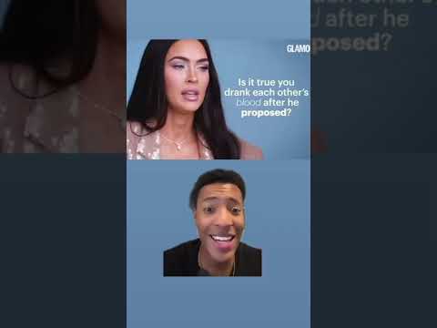 Megan Fox & MGK confirm they drink eachothers blood in interview