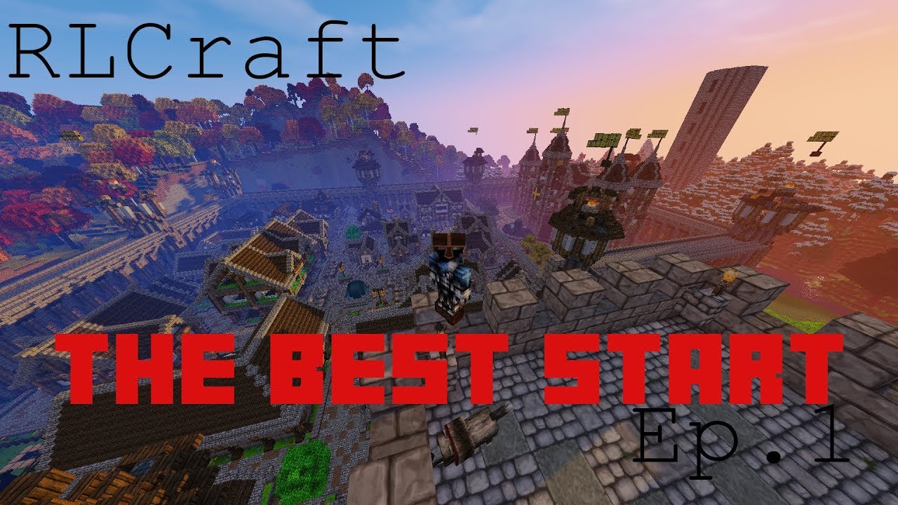 RLCRAFT, Minecraft, playthrough, walkthrough, easy start, shivaxi. 