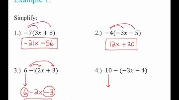 2 6 The Distributive Property Part II Video Homework