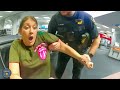 Psycho Woman Throws Hands on Airplane and Gets Arrested | Karens Getting Arrested By Police