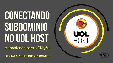 Conectar subdominio - hospedagem UOL HOST