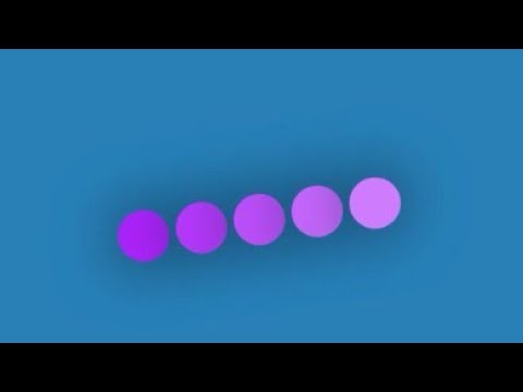 ball loading animation on html and css