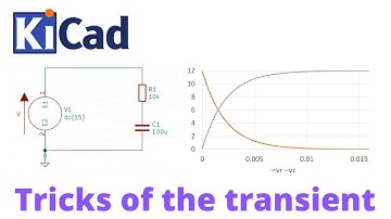 A Quick KiCad Simulation Tutorial - Charging Capacitor Transient