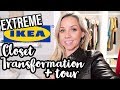 HUGE IKEA CLOSET TRANSFORMATION ON A BUDGET // BEASTON FAMILY VIBES