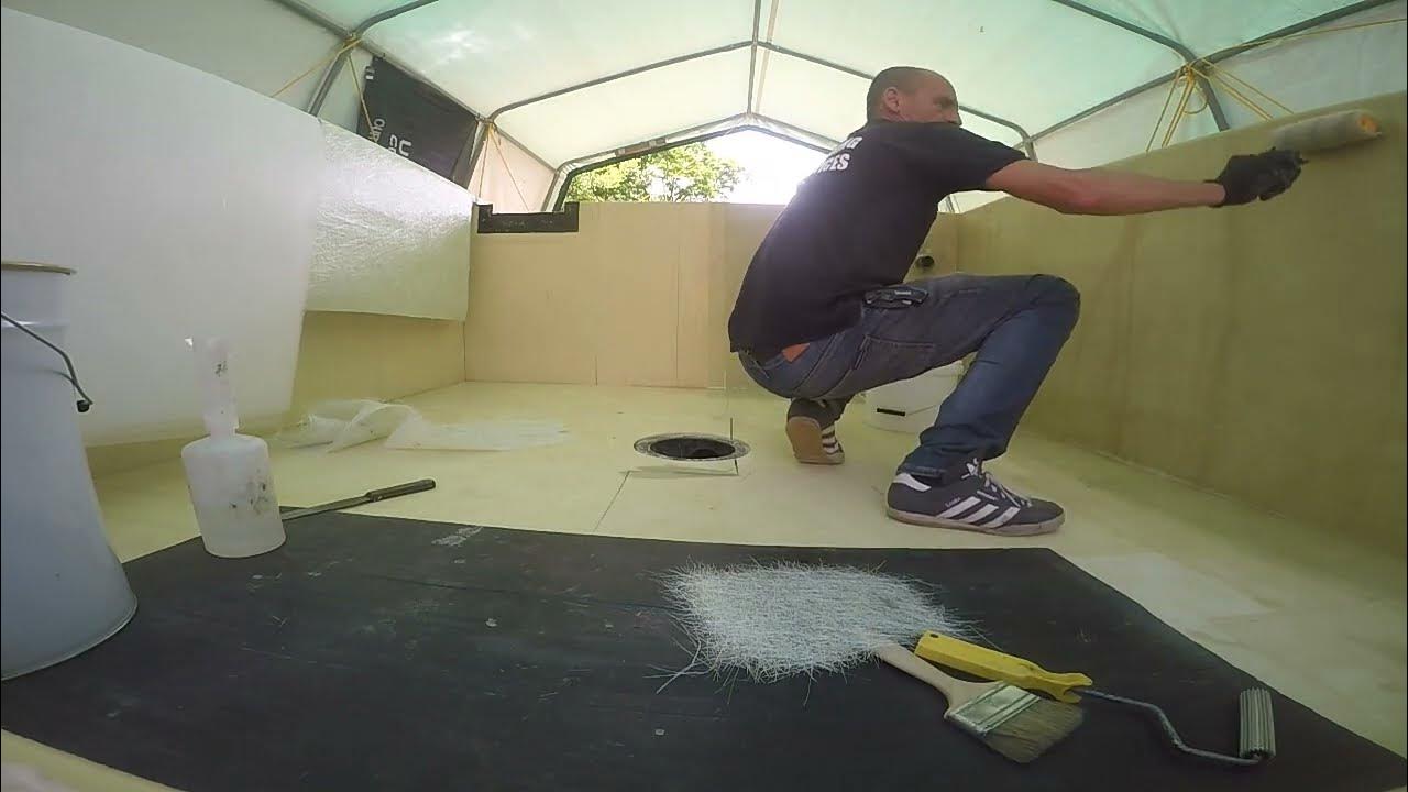 How to fibreglass any pond YouTube