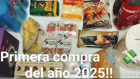 Primera compra del año 2025, dónde vamos??👀🛒💸