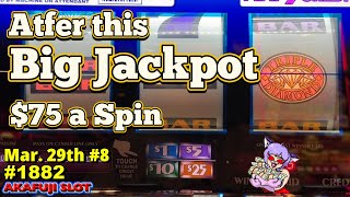Jackpot Triple Double Diamond Slot $75 Max Bet @ M Resort Hotel Casino Lase Vegas