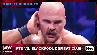 FTR and Blackpool Combat Club Brawl (Clip) | AEW Dynamite |TBS