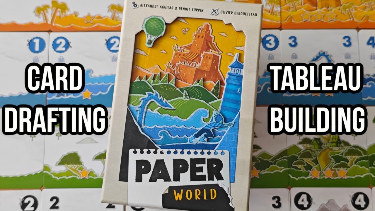 Обзор настольной игры Paper World — составление карт и построение игрового поля