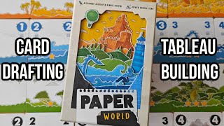 Paper World Board Game Review - Card Drafting & Tableau Building screenshot 2