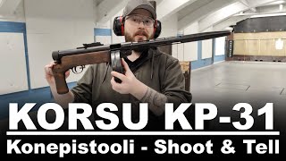 Korsu-konepistooli KP-31 - Shoot & Tell