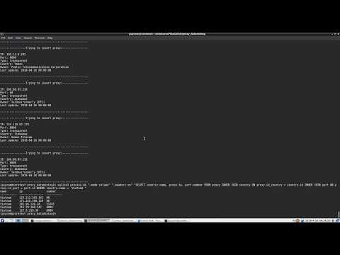 Web Data Mining Proxies com BASh Script