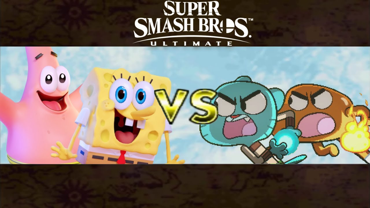 Mii Battle Ultimate: SpongeBob & Patrick vs. Gumball & Darwin