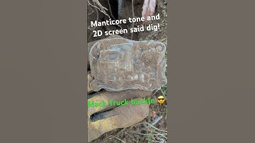 Manticore tone TID and 2D screen said dig! Found a 😎 Mack Truck buckle #manticore