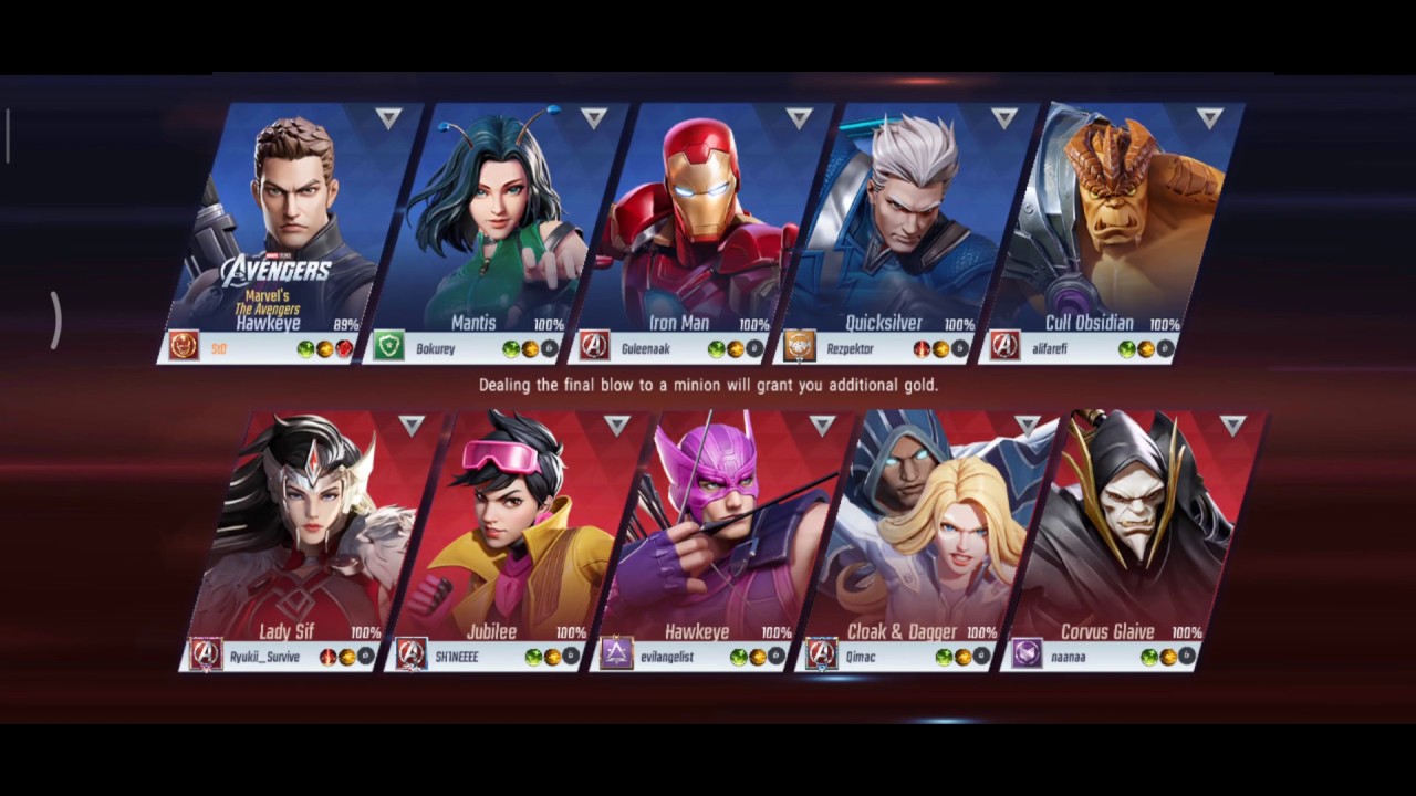 MARVEL SUPER WAR HAWKEYE GAMEPLAY!! 12 VICTORY STREAK!!? 16 KILLS WITH