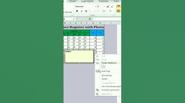 Attendance Register with Photo Excel Trick #youtubeshorts #shortvideo #shortfeed #respectshorts