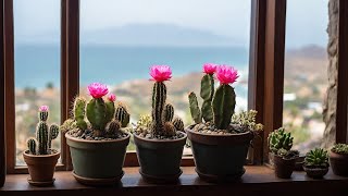 Relaxing music | Soft Piano, Cactus flowers, Background music, Reading book, Coffee break screenshot 1