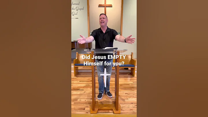 Did Jesus EMPTY Himself for you?