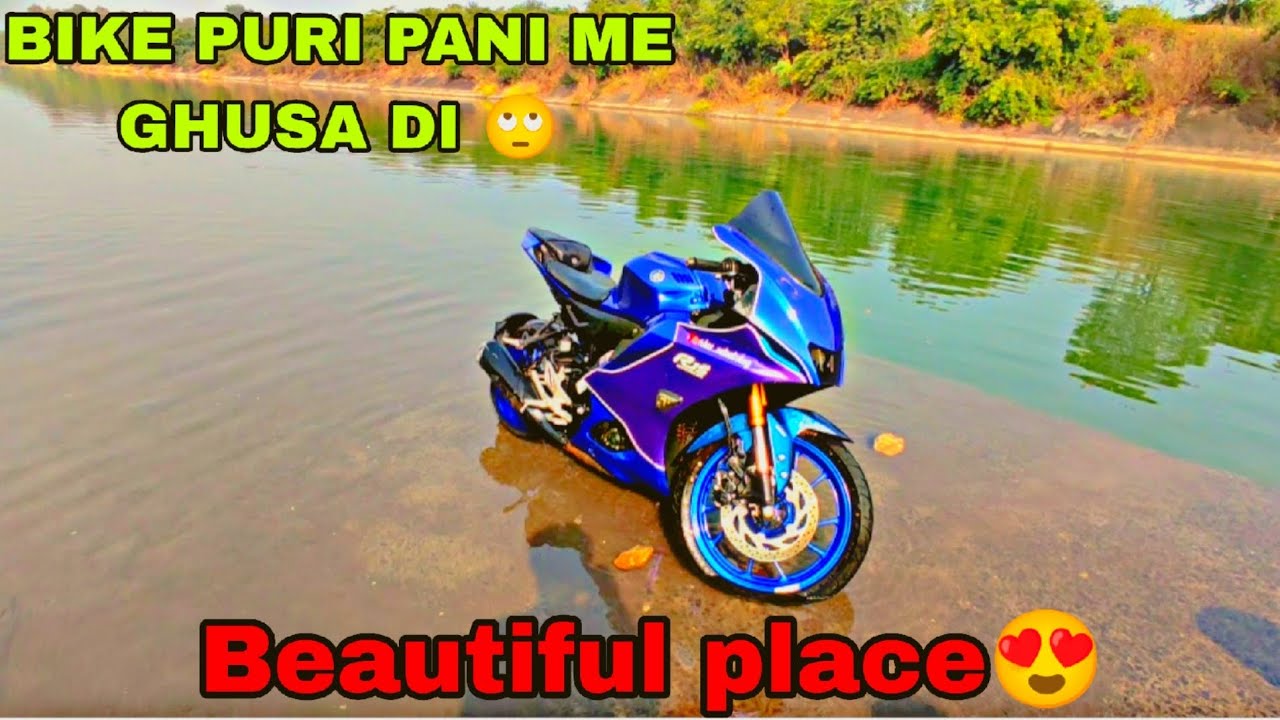 beautiful place in village bike puri ghusa di ridernehalvlog YouTube