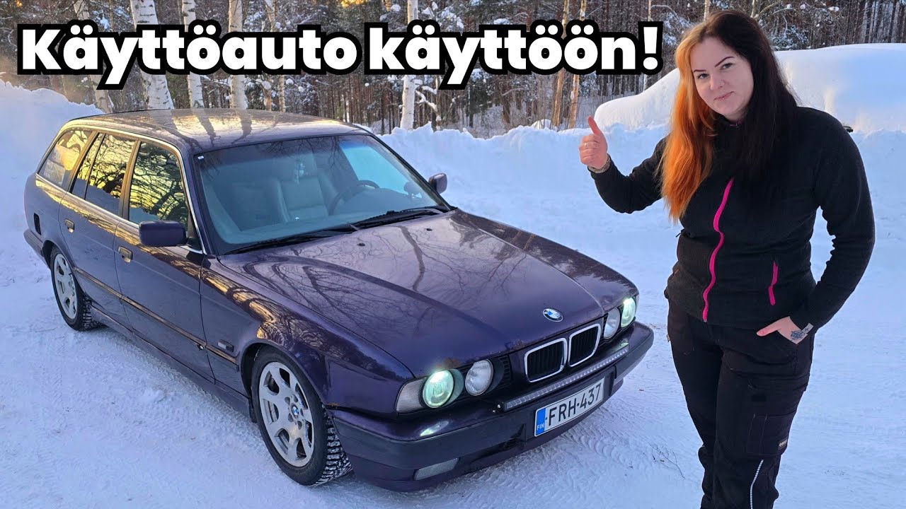 BMW E34 TDS taas ajoon!