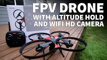 FPV Drone with Altitude Hold Mode – Drocon Traveler U818A Plus RC Drone Review with HD Camera