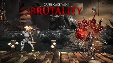 SPEC OPS CASSIE CAGE | HOW TO PERFORM BRUTALITY (using keyboard) - MORTAL KOMBAT XL