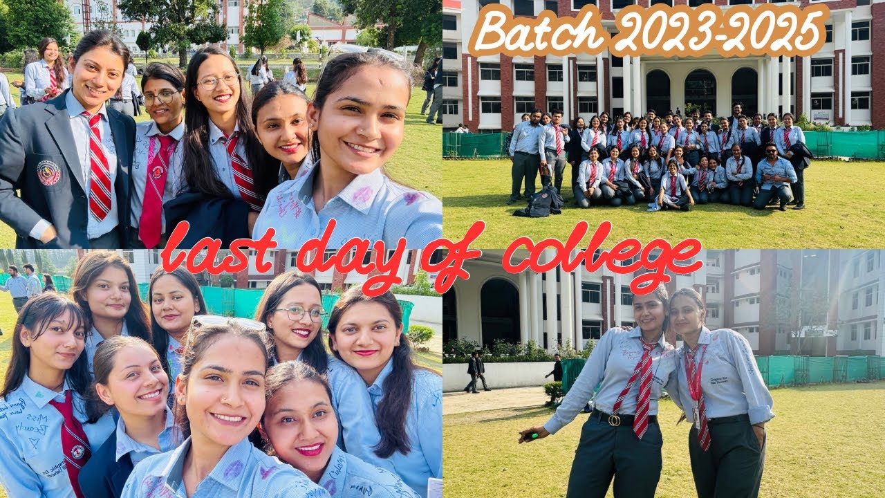 Last Day of College 💔 Gonna Miss These Moments Forever!! ❤️||Graphic Era Hill university Bhimtal ||