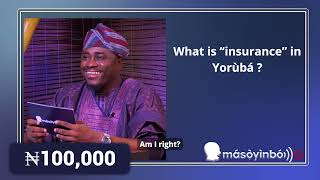 #Masoyinbo : Exciting Game Show Teaching Yoruba Language & Culture!