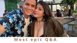 Vlog - 23 Qa With Girlfriend Boyfriend Anshuman Malhotra Aanchal 50K Special