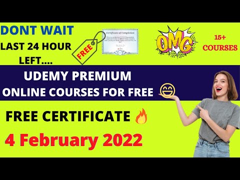 udemy free courses certificate | udemy coupon code 2022 | udemy free coupon 2022|udemy |udemy coupon