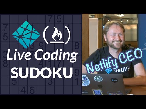 CEO can code? Watch Netlify's CEO code a Sudoku app from scratch in a bar on a Saturday night