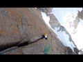 Two routes on the diamond on longs peak in spring