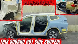 This Subaru Got Side Swiped!