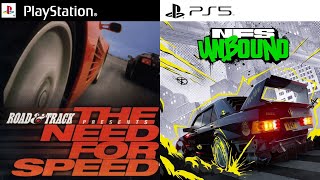 Need for Speed PlayStation Evolution (1994-2022)