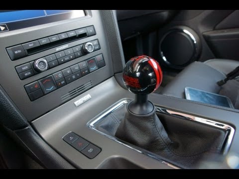 How to change a shifter knob on Ford Mustang GT mustang parts ford racing