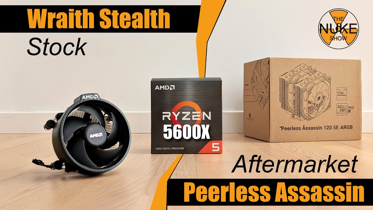 AMD Wraith Stealth vs. Peerless Assassin on Ryzen 5600X