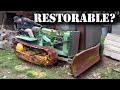 Could this be restored abandoned for decades a 1953 john deere