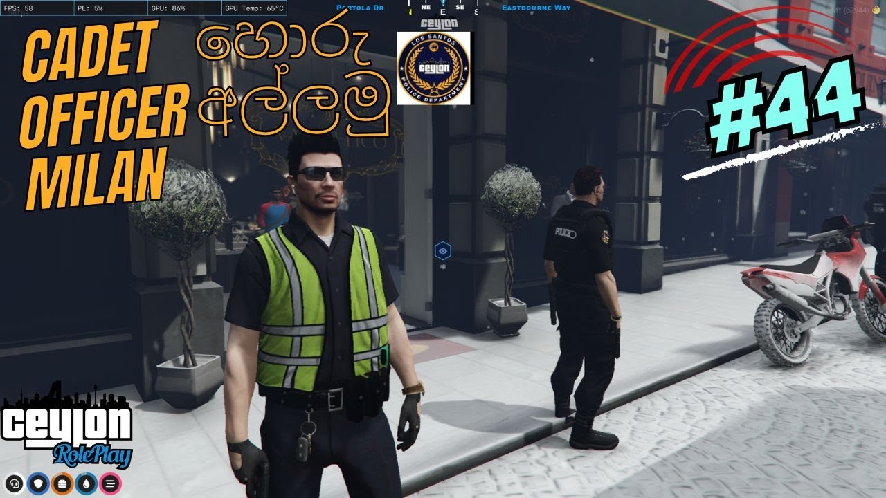 GTA Roleplay Ceylon RP Officer Milan Insane Gameplay #44 #gtaceylonrp # ...