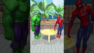 Banana... ππ#spiderman #hulk #shorts