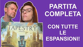 Tapestry - Partita completa con TUTTE LE ESPANSIONI!